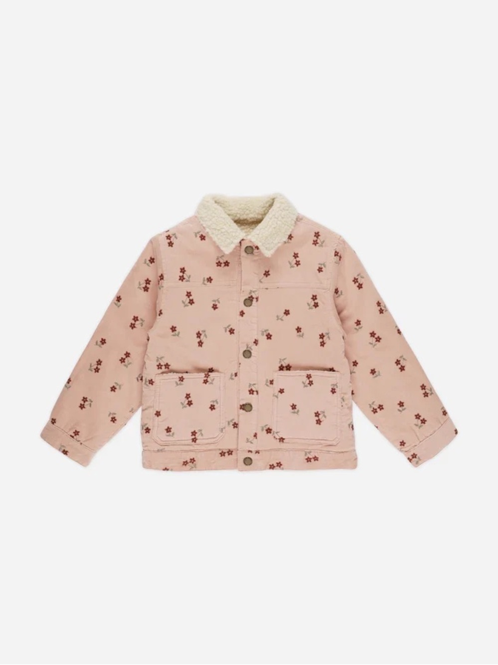 Corduroy Jacket Blossom Embroidery by Rylee + Cru size 8-9 years